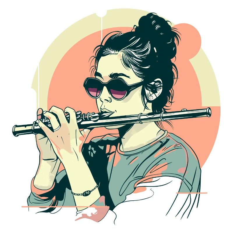 Graphic Flutists
