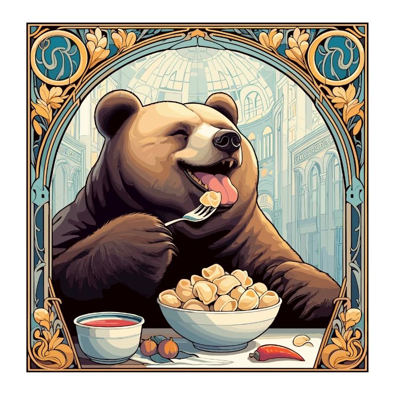 Pelmeni Bear Russian Gift