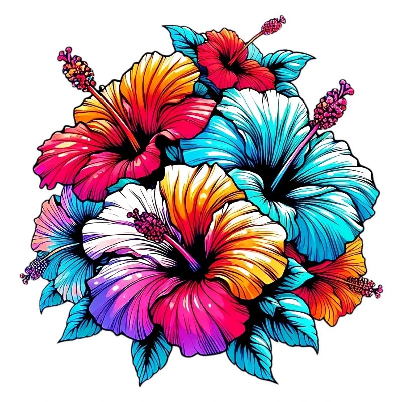 Fleurs d’hibiscus