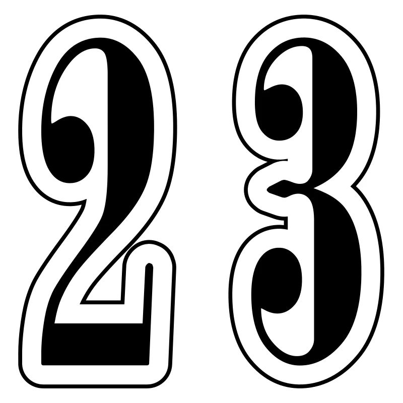 23 Zahl symbol