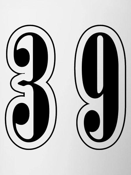 39 Number symbol