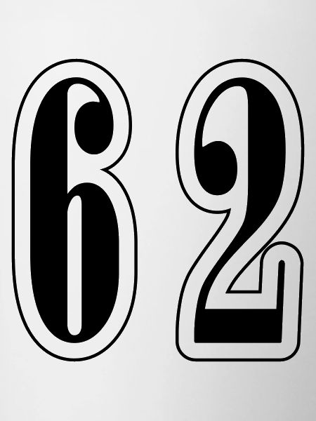 62 Symbole numérique