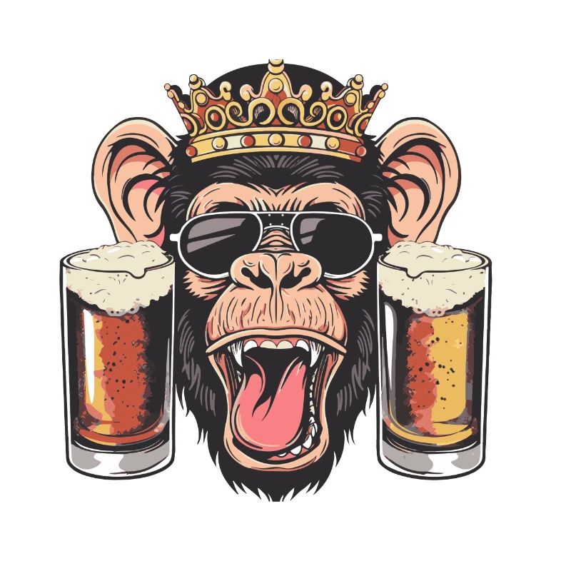 Monkey Beer Funny