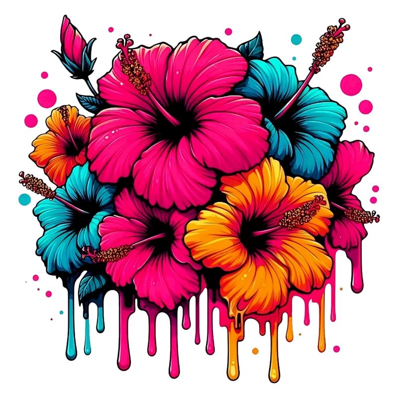 Fleurs d’hibiscus