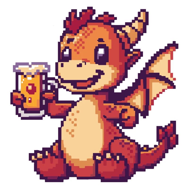 Dragon Bière Pixel