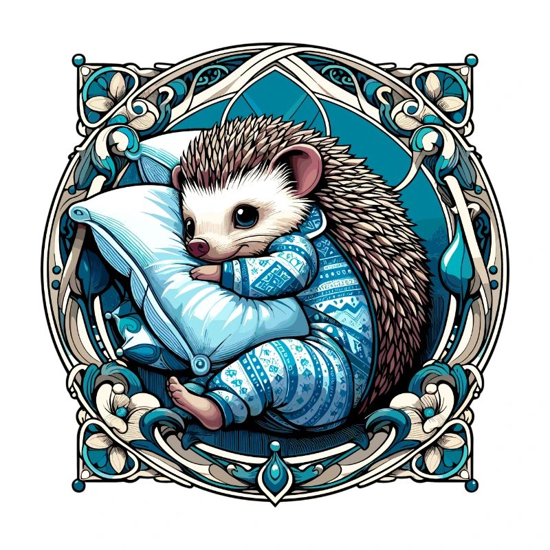 Hedgehog Cuddle Cuddly Pillow Gift