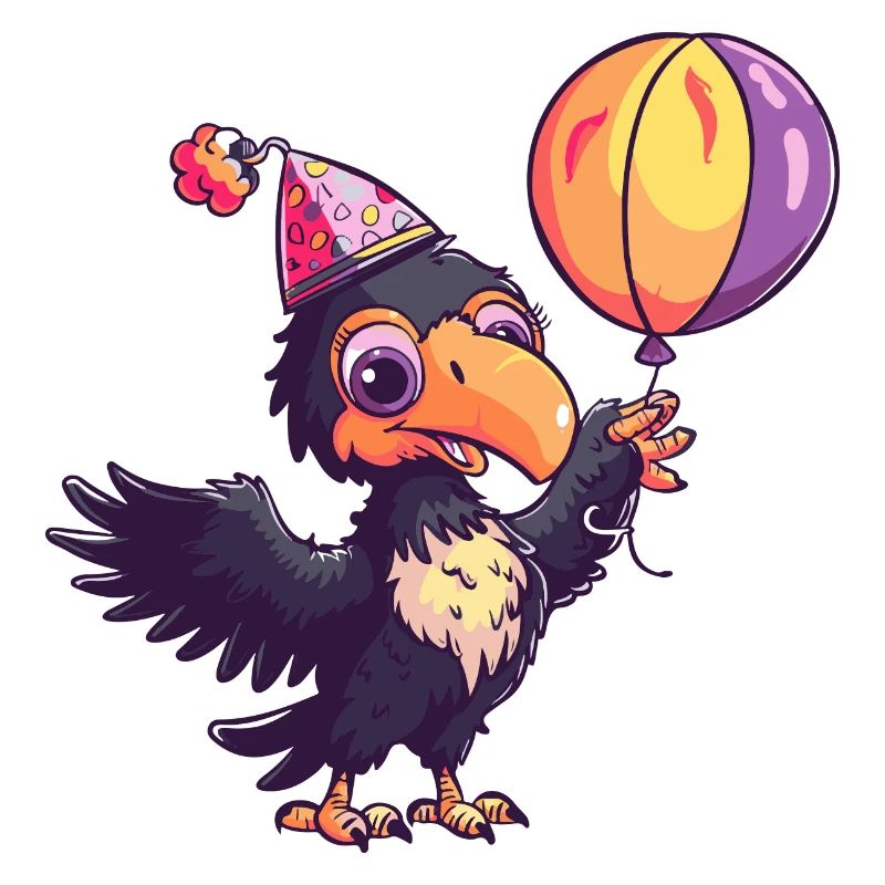 Harpy Bird Birthday Comic