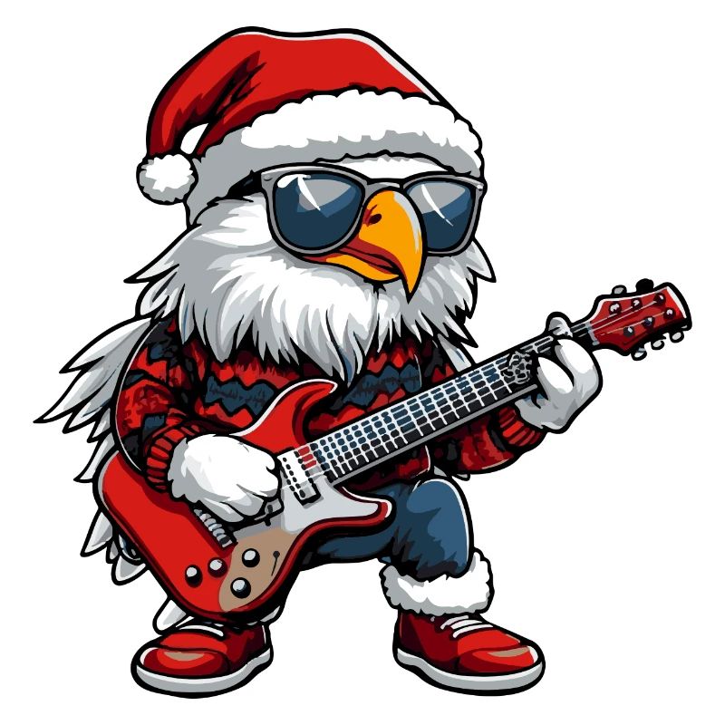 Guitare de Noël Eagle