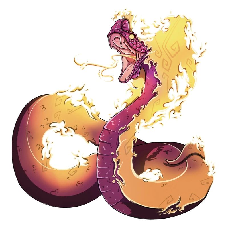 Fire snake