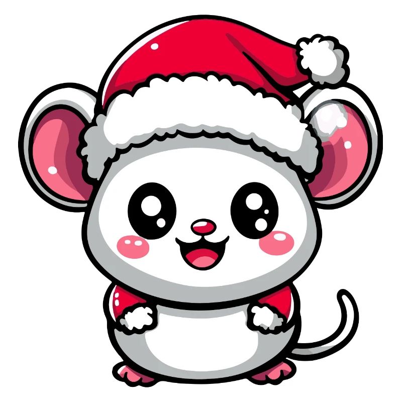 Maus Weihnachten Niedlich