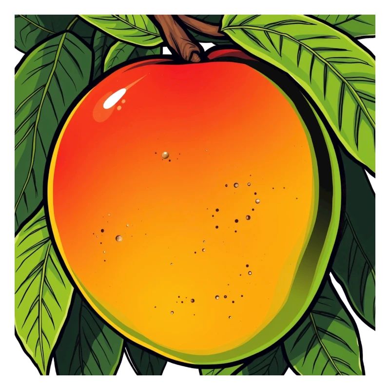 Mangue sur un arbre
