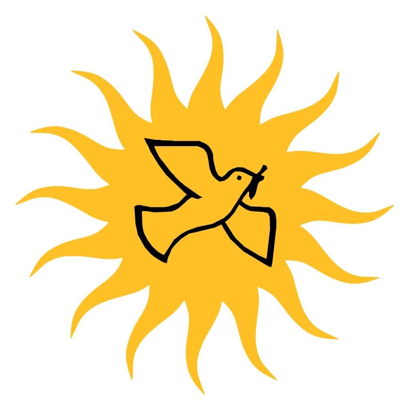 Colombe de la paix Sun