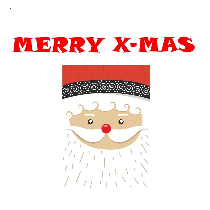 merry x mas mit Nikolaus