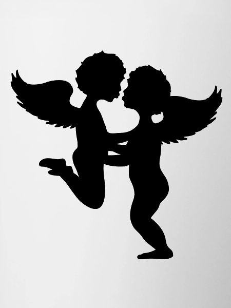 Deux anges baiser