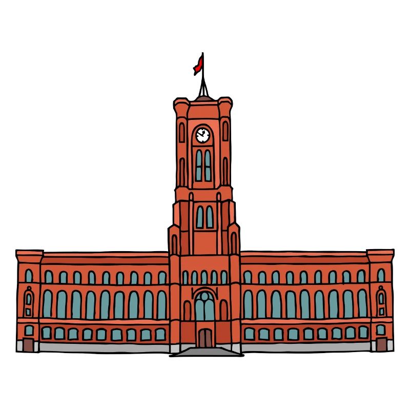 Red City Hall Berlin c