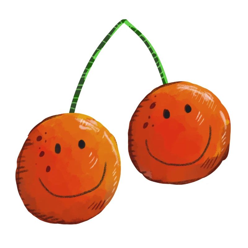 Lustige Früchtchen - Kirsche - Kirschen - Obst
