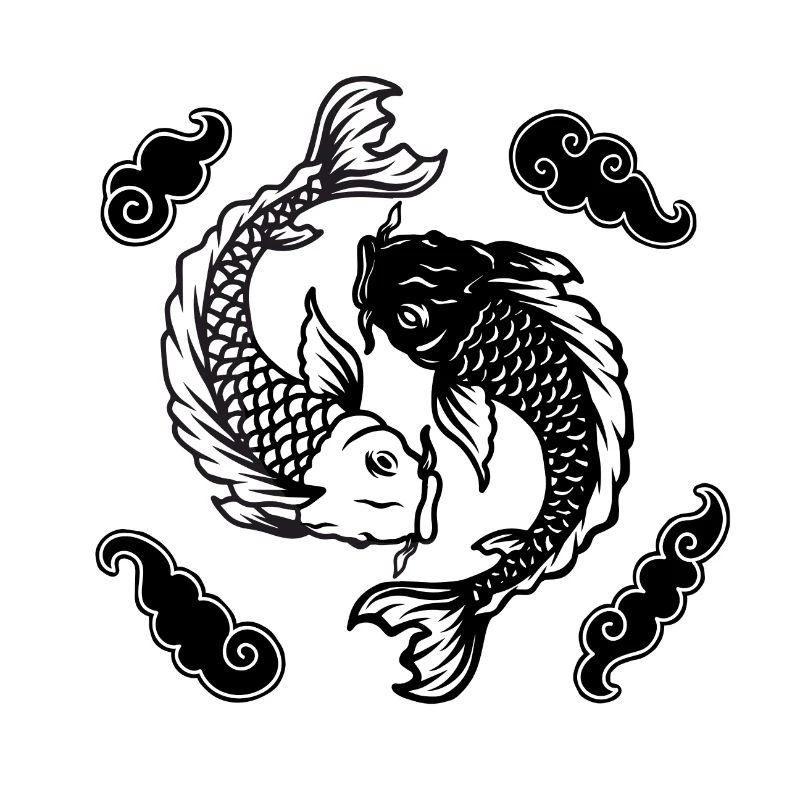 Koi Yin Yang Spirit