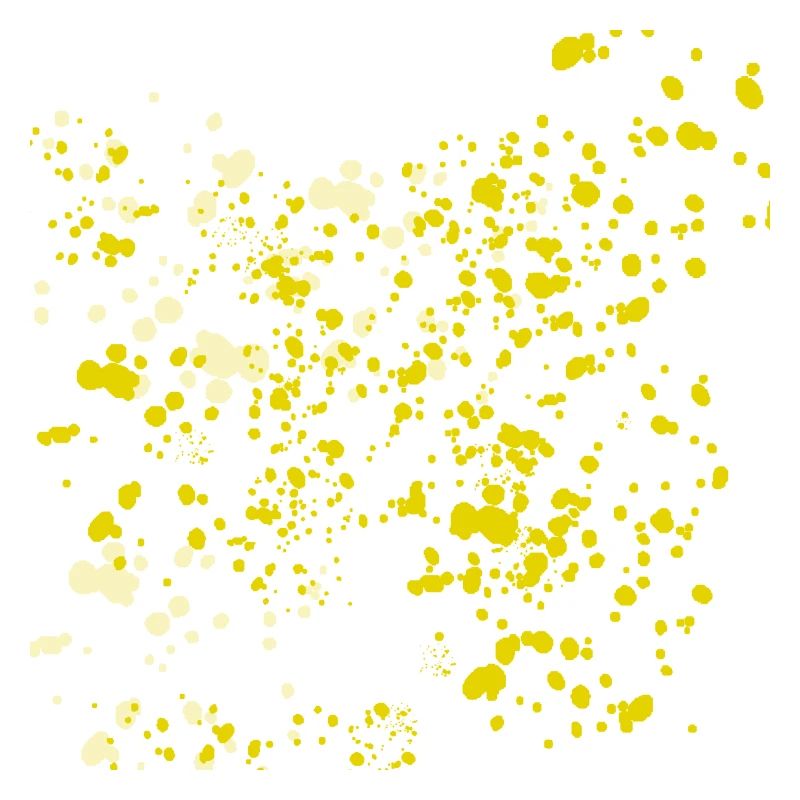Jaune éclaboussures de couleur