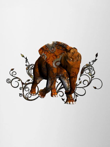 Superbe éléphant steampunk