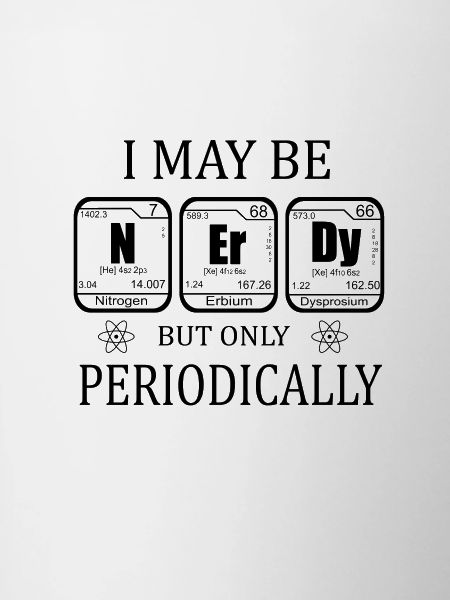 Chemistry Science Periodic Table Nerd