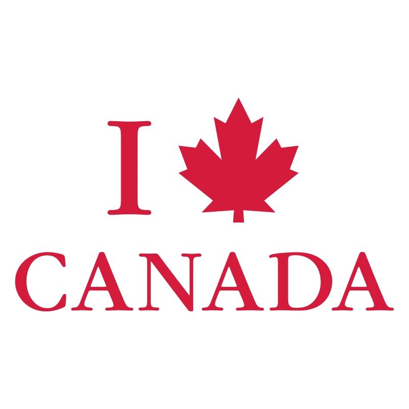 I love Canada feuille d’érable Canada Vancouver Ottawa