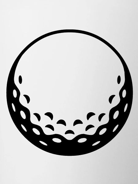 Golfball - einfärbbar
