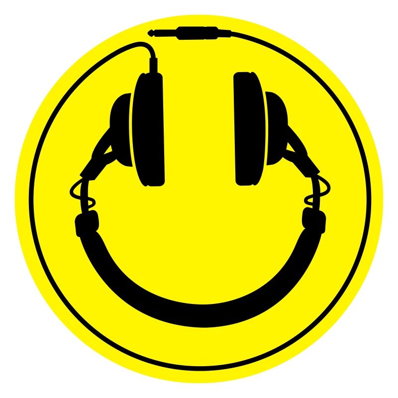 Casque smiley prise de fil