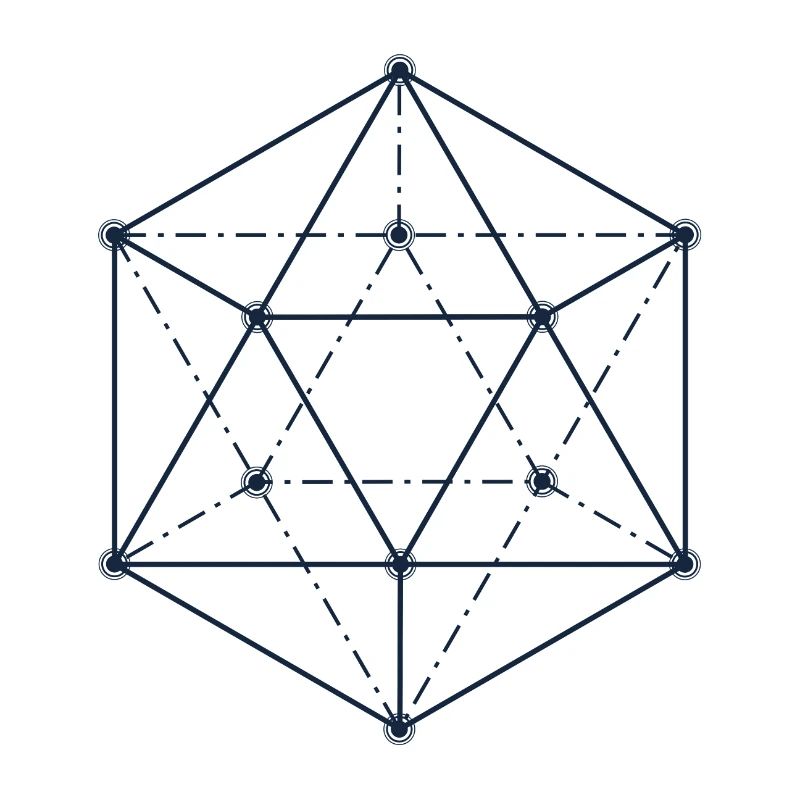 Blue Abstract Geometric Design