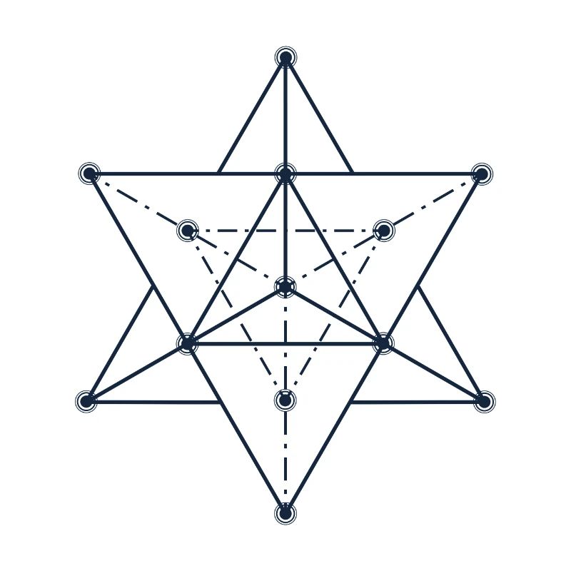 Abstraktes stellares geometrisches Design