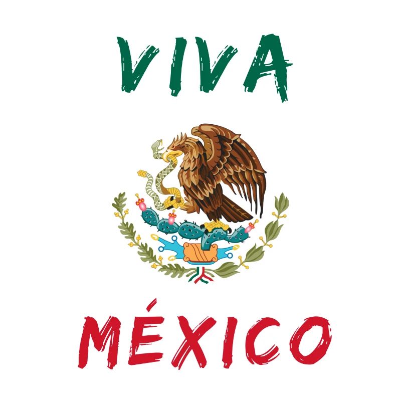 Viva Mexico Mexiko / Geschenk Wappen
