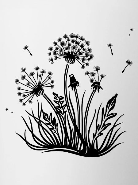Meadow, dandelion, summer and spring.