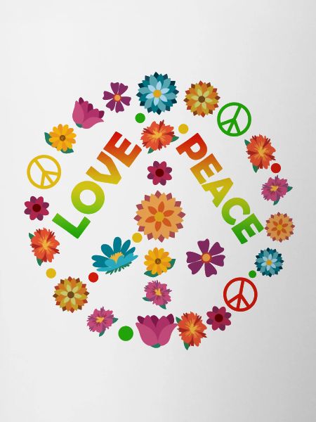 Flower Circle Love Peace