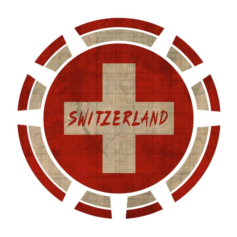 Switzerland Circle / Gift Switzerland Flag