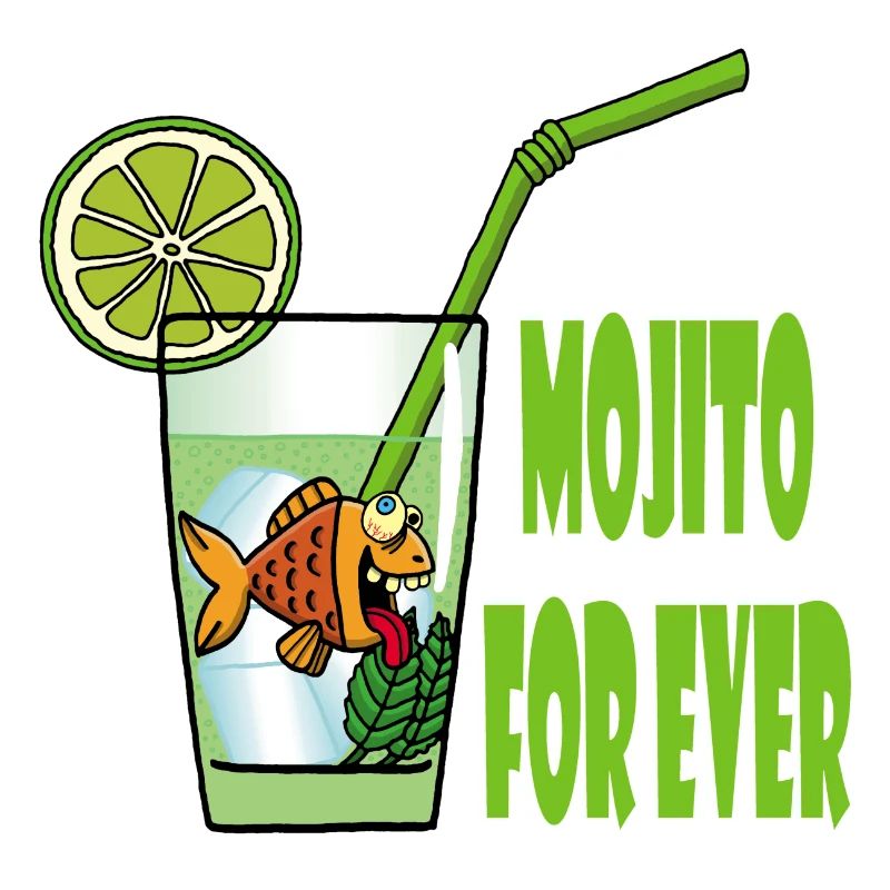 Mojito et poisson rouge