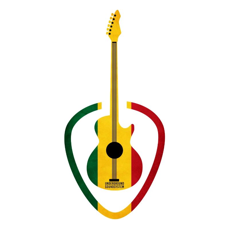 Rastafarian-tone guitar