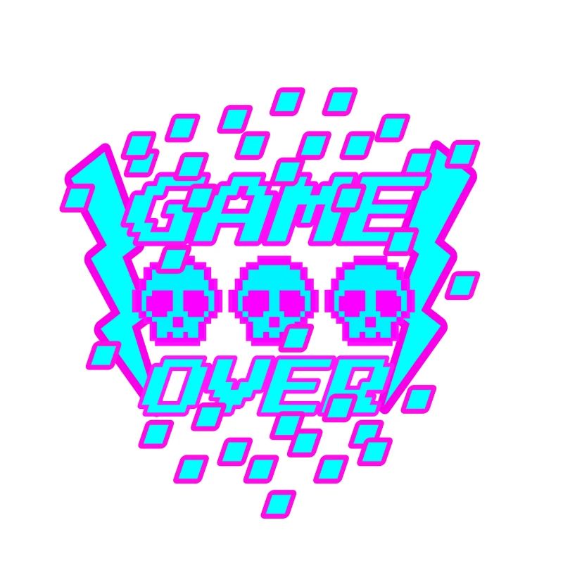 Game Over Pixel