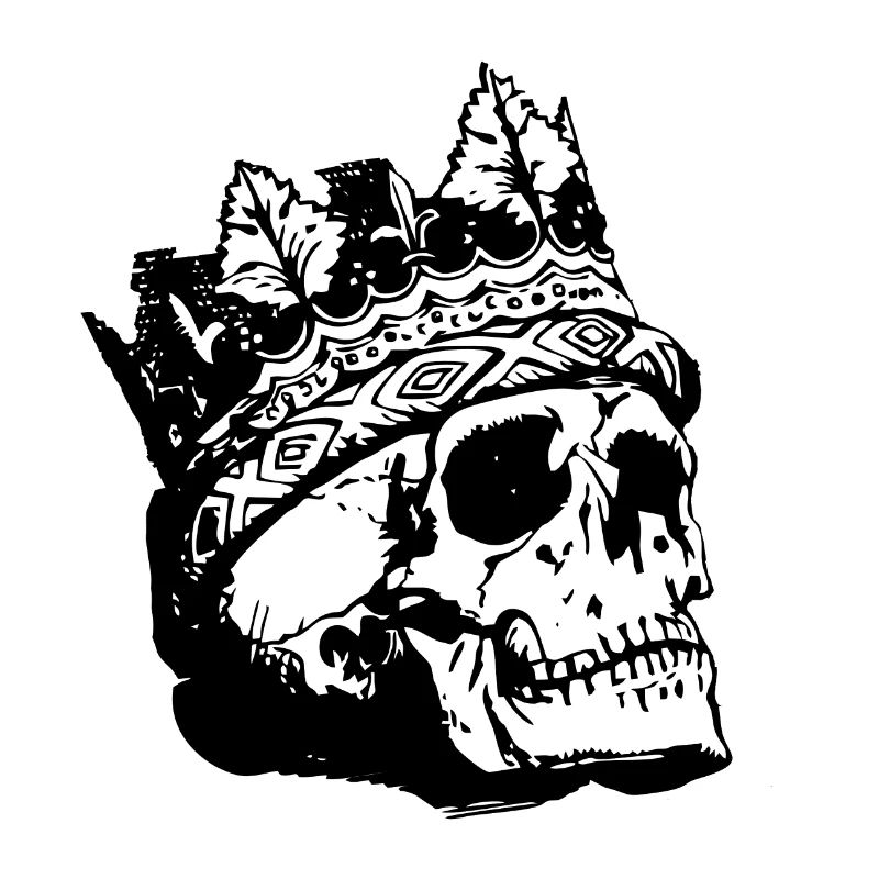 Skull Crown King Skull Skeleton King Majesty