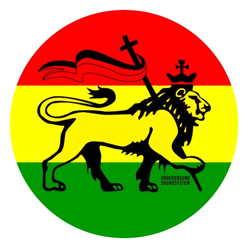 Lion de Juda dans le style rastafari