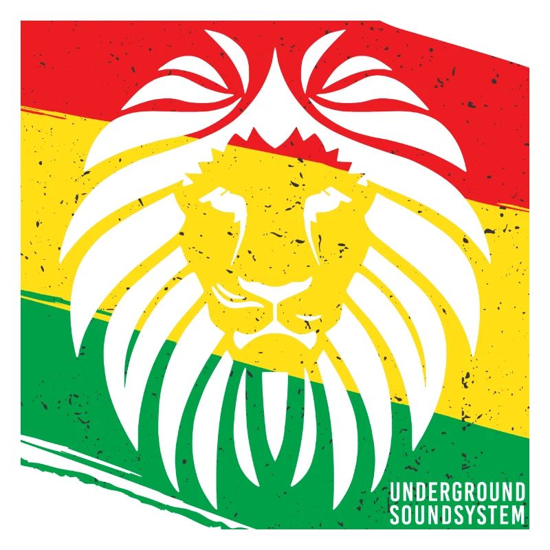 Lion de style rasta