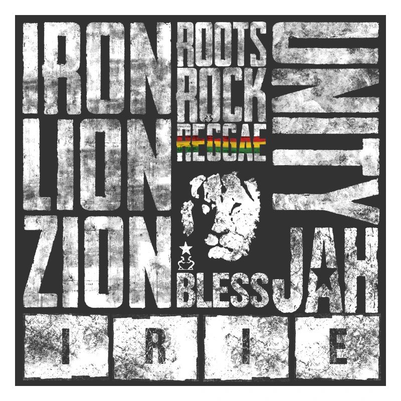 Löwenmotive mit Reggae-Elementen