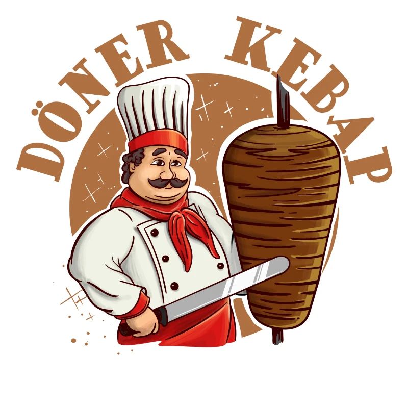 Döner Kebap Kebab Fleisch Spieß Essen Lamm Lustig