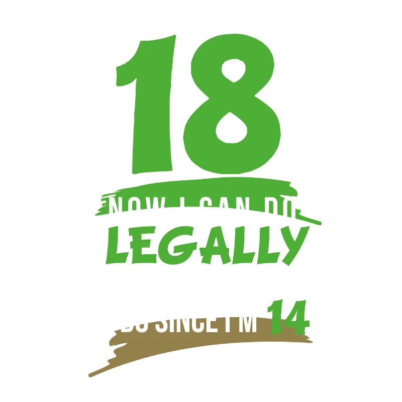 18ème anniversaire Dix-huit ans Printemps