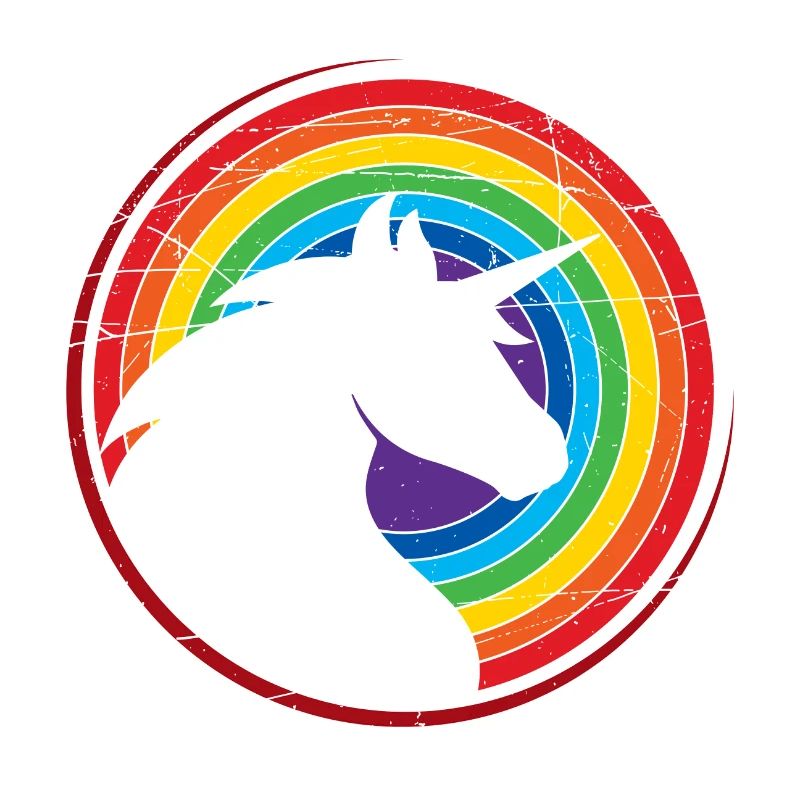 Einhorn - Bunt - Regenbogen