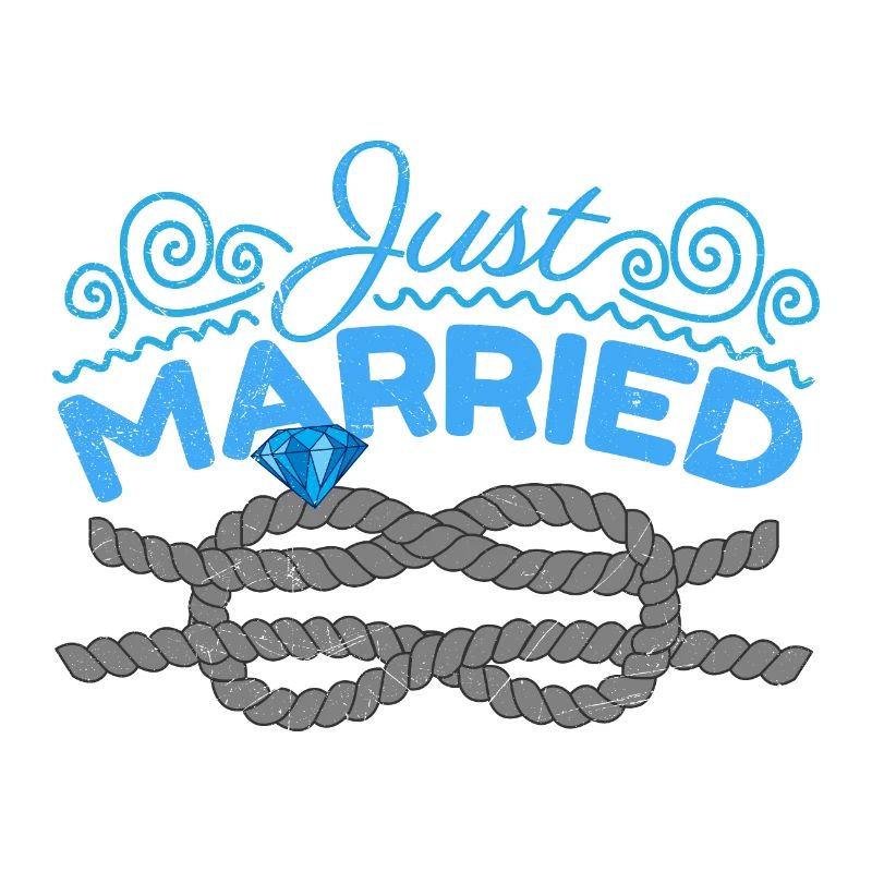 Wedding Just Married Fishnet Gift Idea