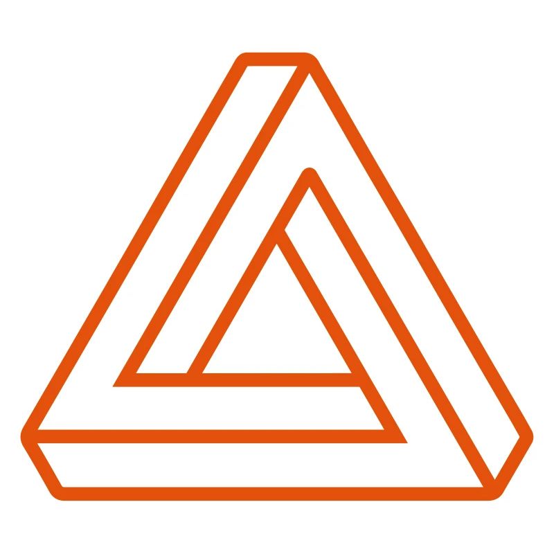 optical illusion - Escher triangle