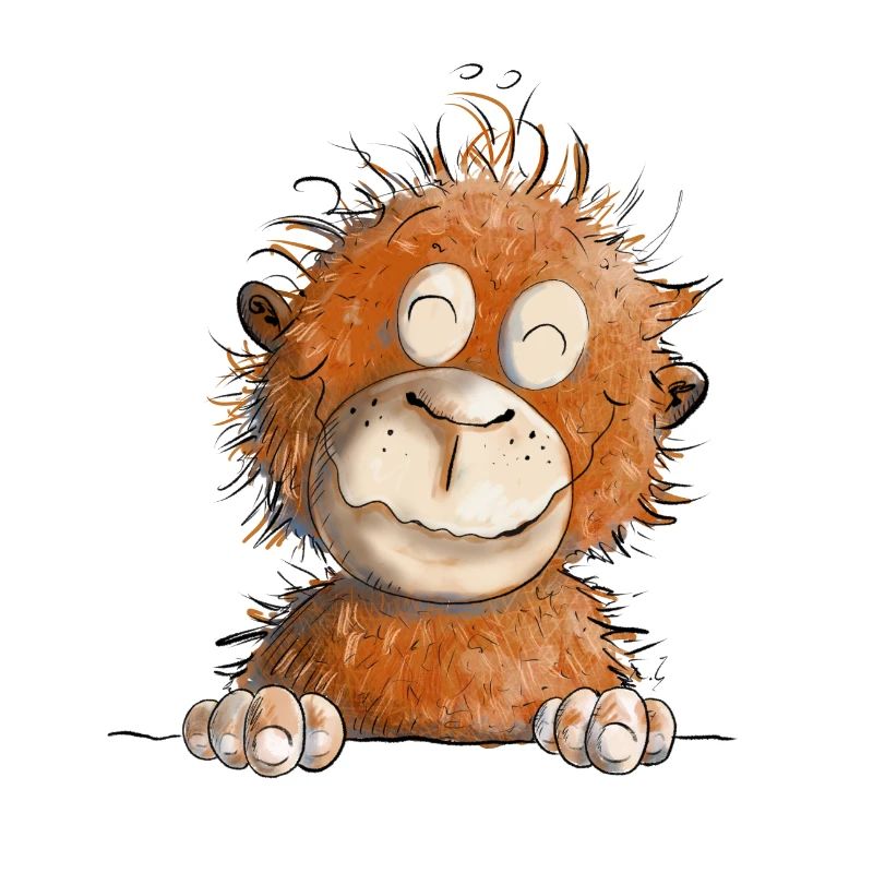 Drôle de singe I bébé singe I orang utan bébé