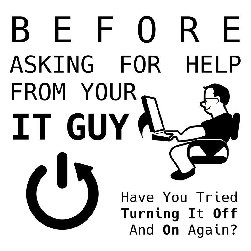 IT Guy - Schwarz