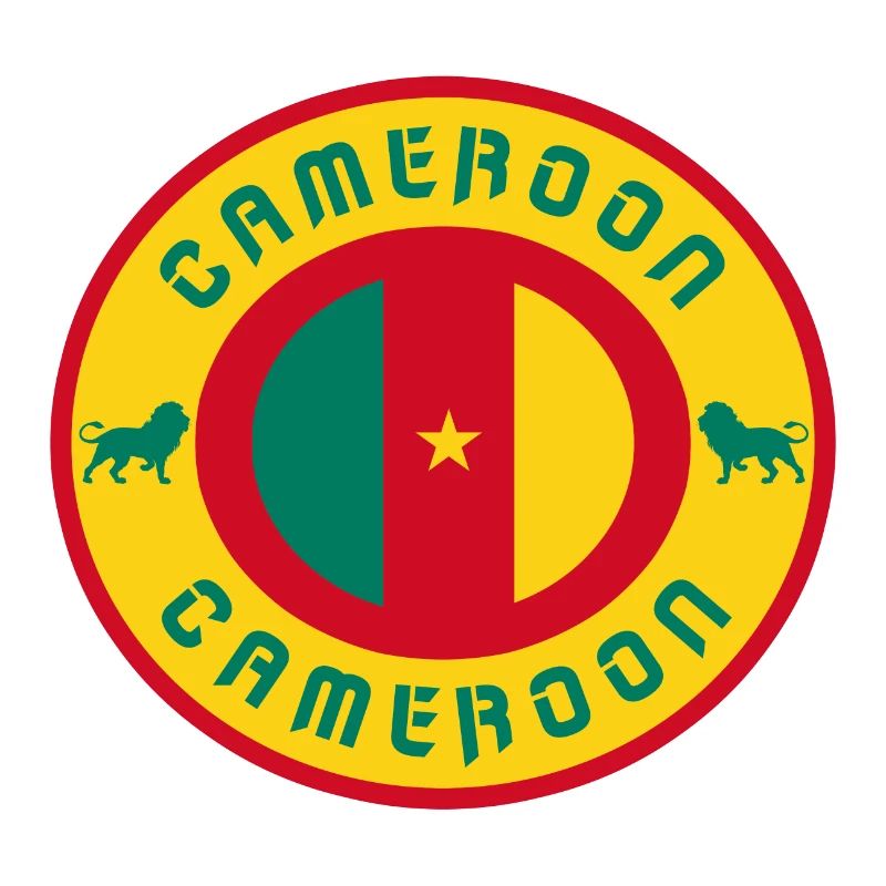 Cameroon vintage circle / gift idea