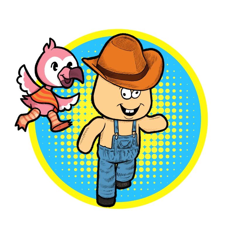 Flamingo Chases Hick