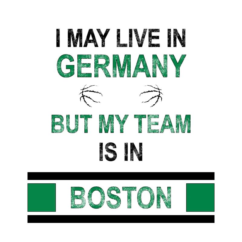 Mon équipe est à Boston | Conception des fans des Celtics